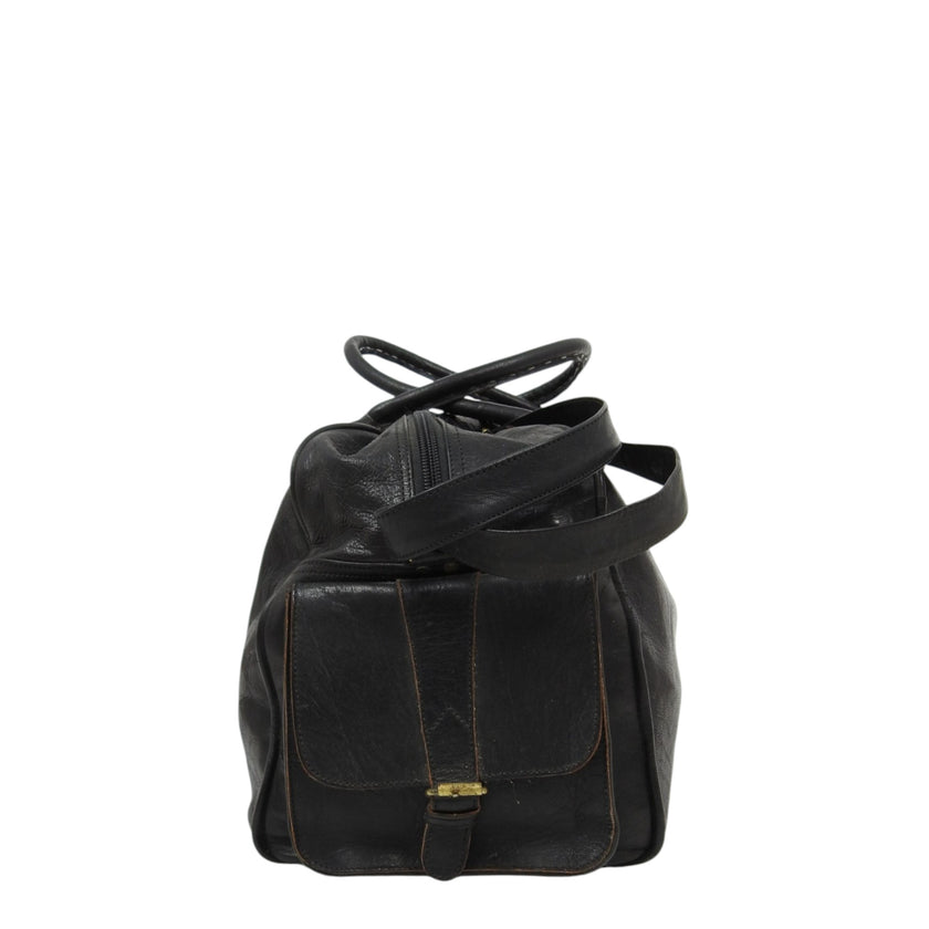 Vintage Leather Duffle Bag