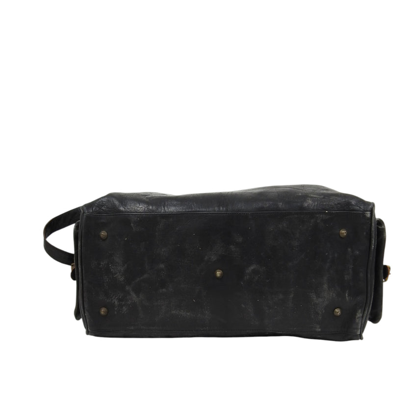 Vintage Leather Duffle Bag