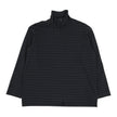 Engineered Garments black/grey Striped Mockneck Long Sleeve Size Medium