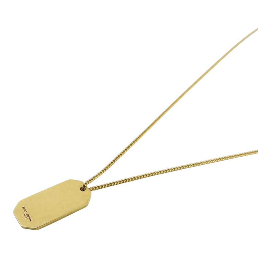 Saint Laurent Paris Pendant Necklace