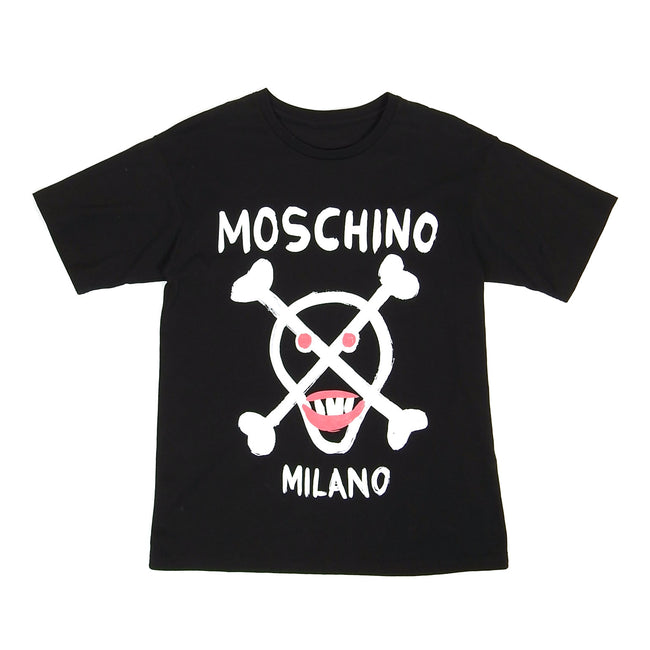 Moschino Skull & Cross Bones T-Shirt Size Large