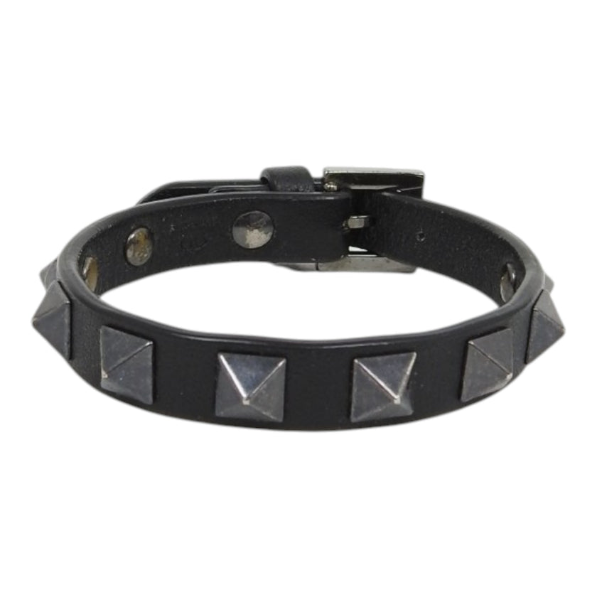 Valentino Leather Rockstud Bracelet