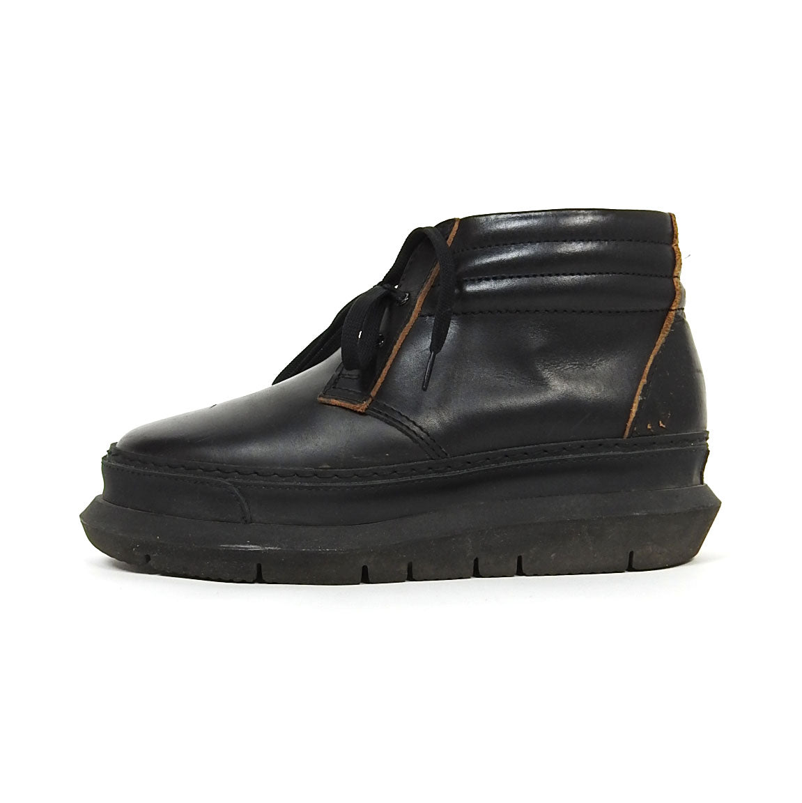 Sacai Leather Ankle Boots Size 41