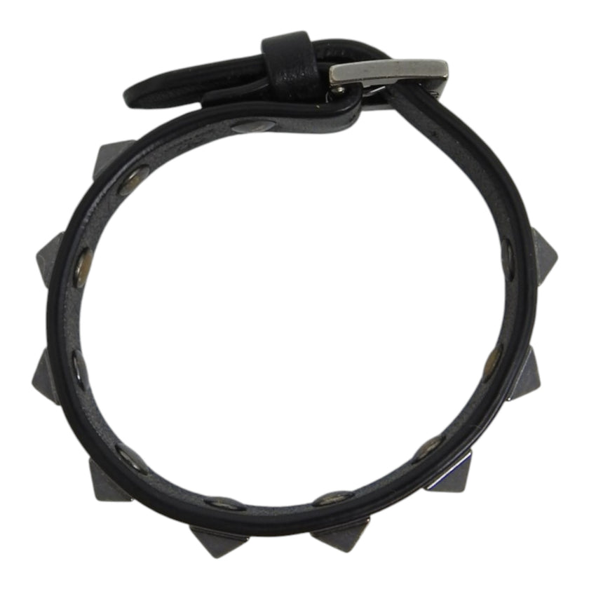 Valentino Leather Rockstud Bracelet