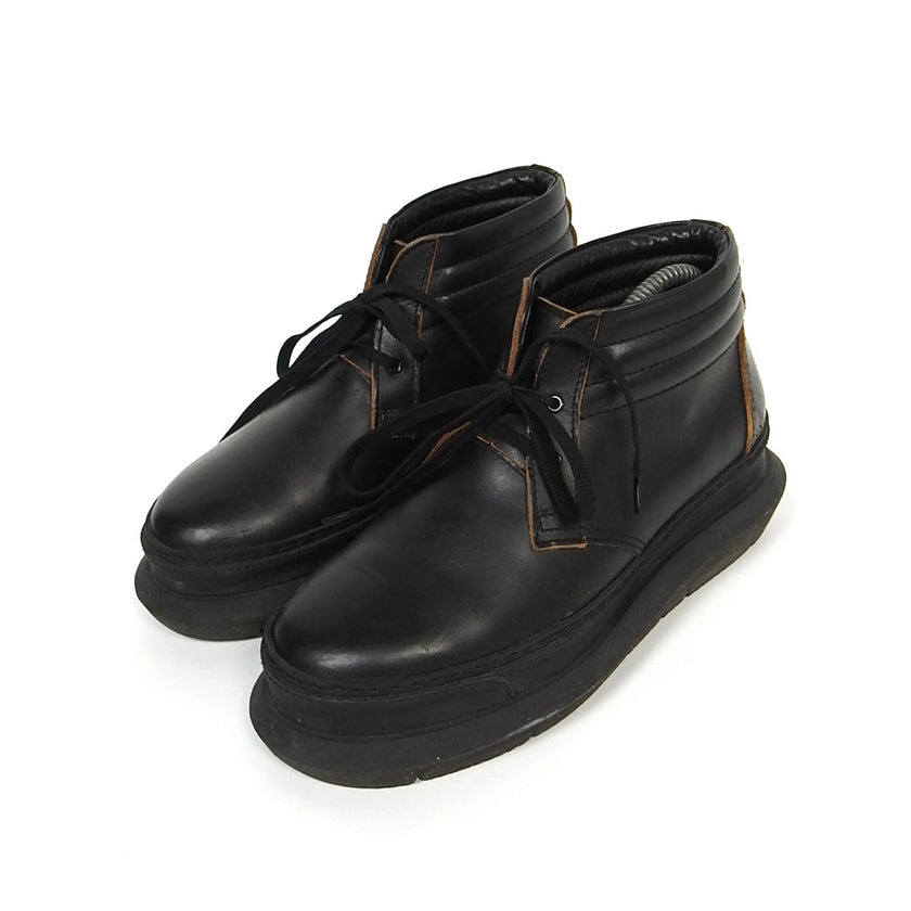 Sacai Leather Ankle Boots Size 41