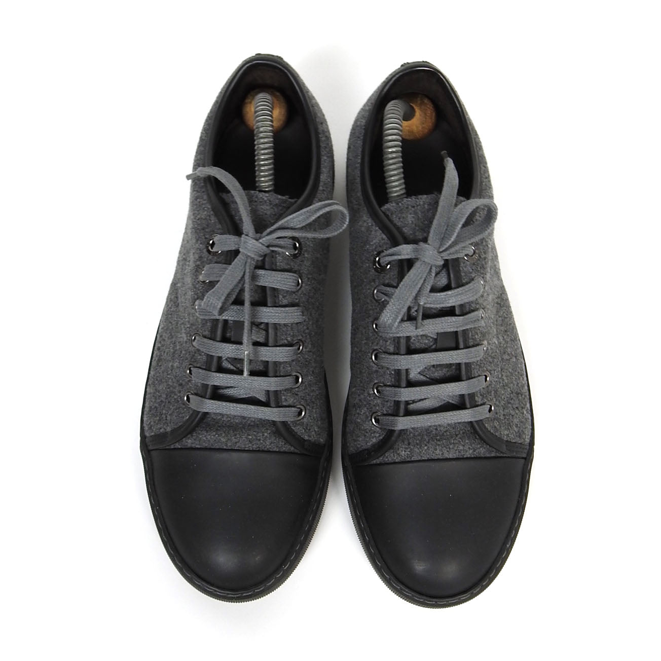 Lanvin Felted Wool Sneakers Size 9