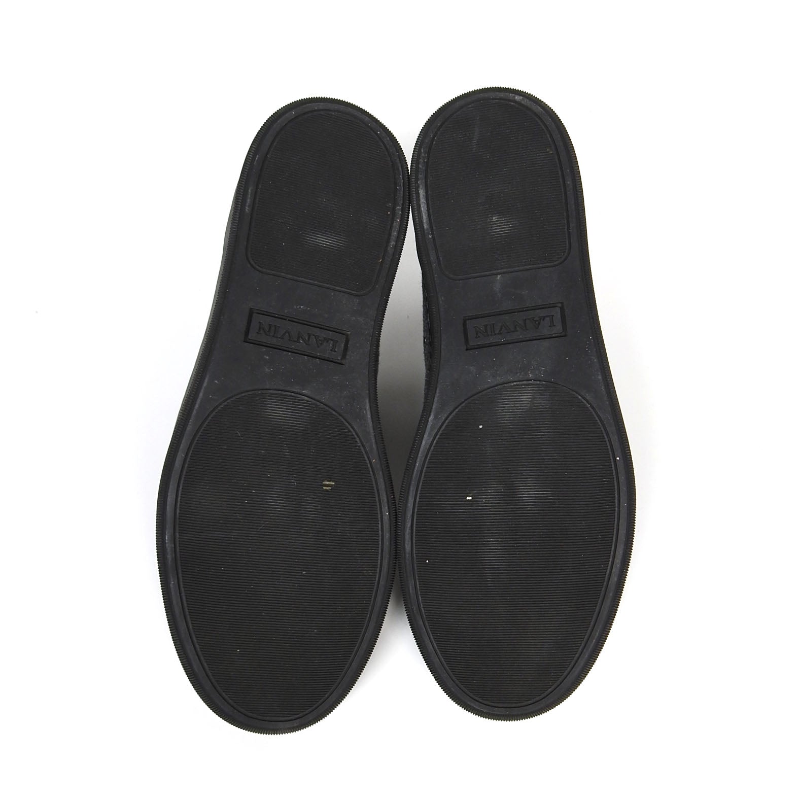 Lanvin Felted Wool Sneakers Size 9