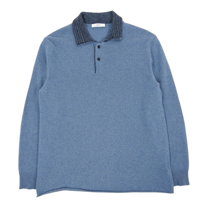 Mr.P Cashemere LS Polo Size Medium