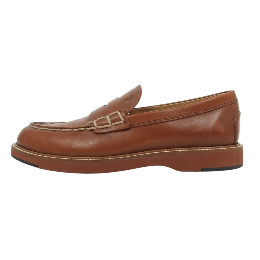 Tod's Contrast Stitch Penny Loafers Size 9