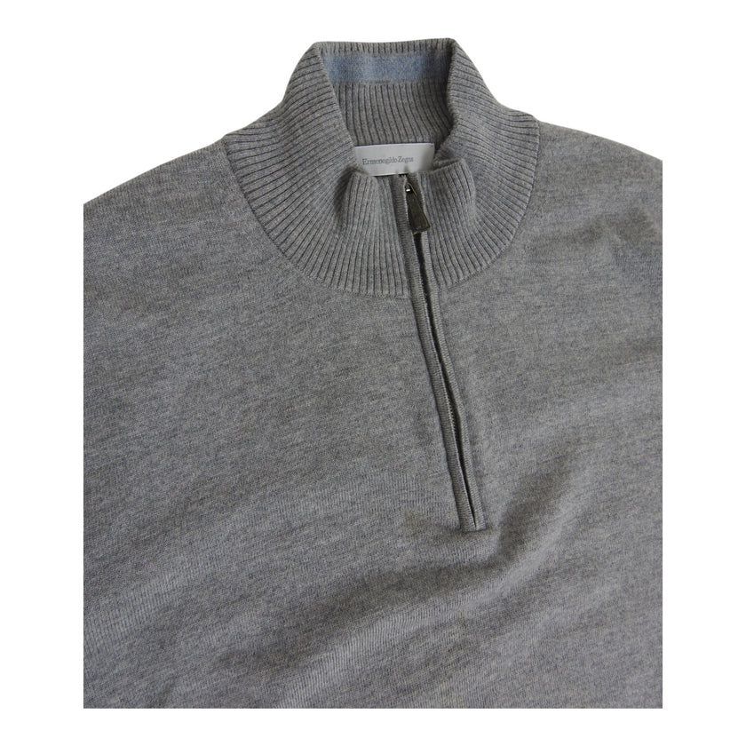 Ermenegildo Zegna 1/4 Zip Sweater Size 58