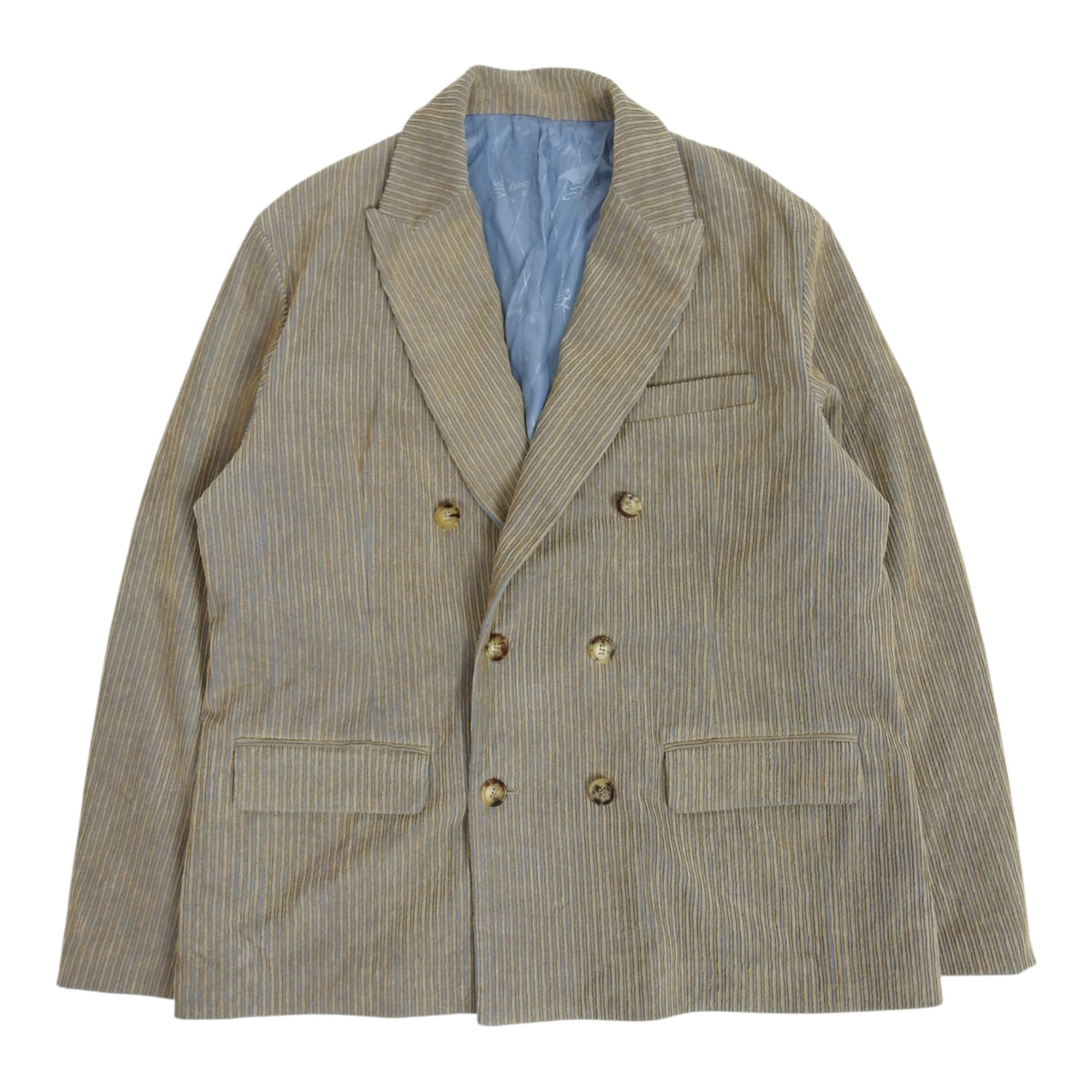Stussy Corduroy Double Breasted Blazer Size Medium