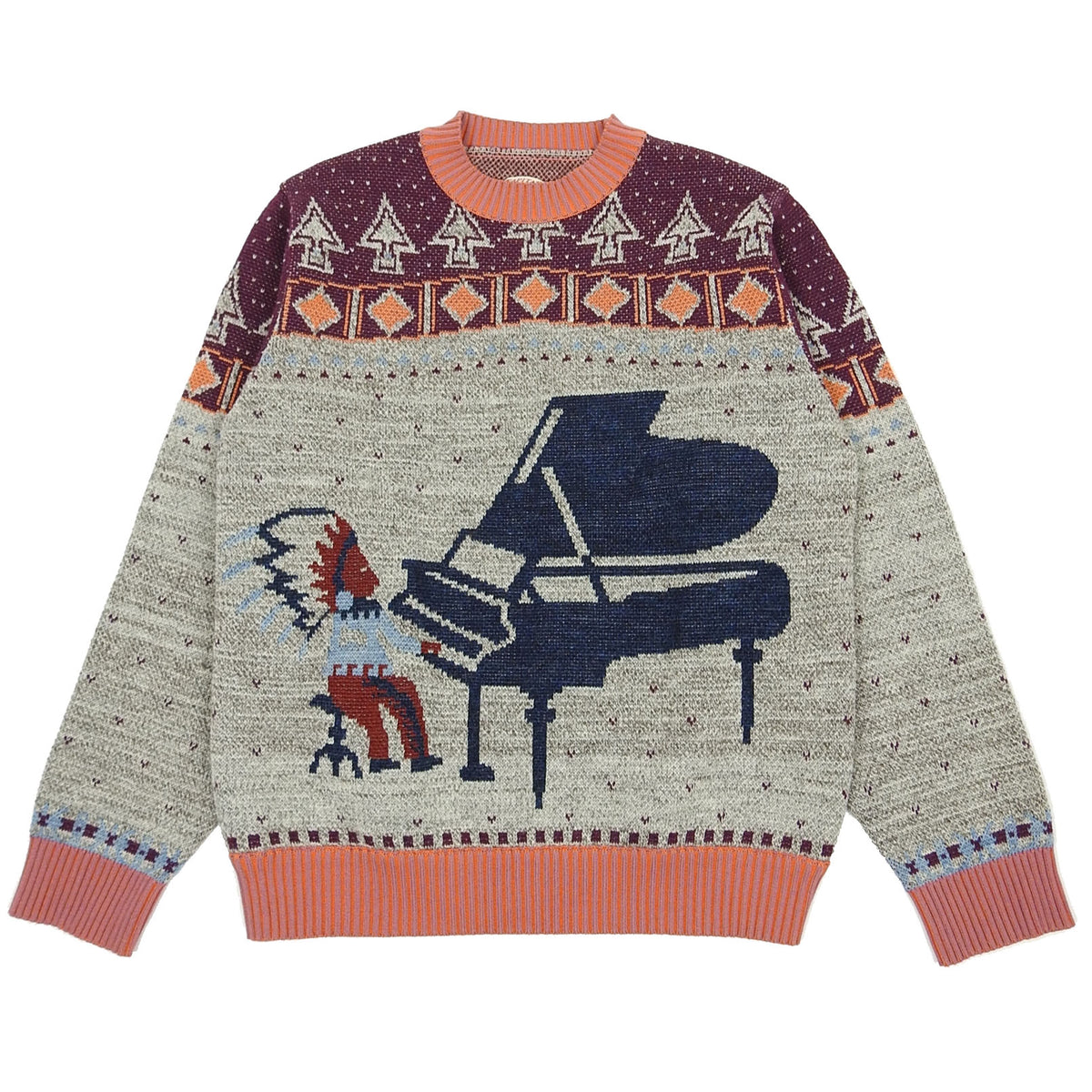 Kapital 7G Knit Alaska Camp Piano Sweater Size 1