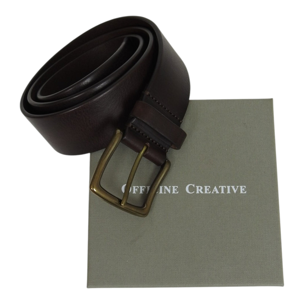 Officine Creative Leather Belt Size 90