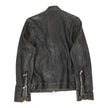 Dolce & Gabbana Multi Zip Leather Jacket Size 56