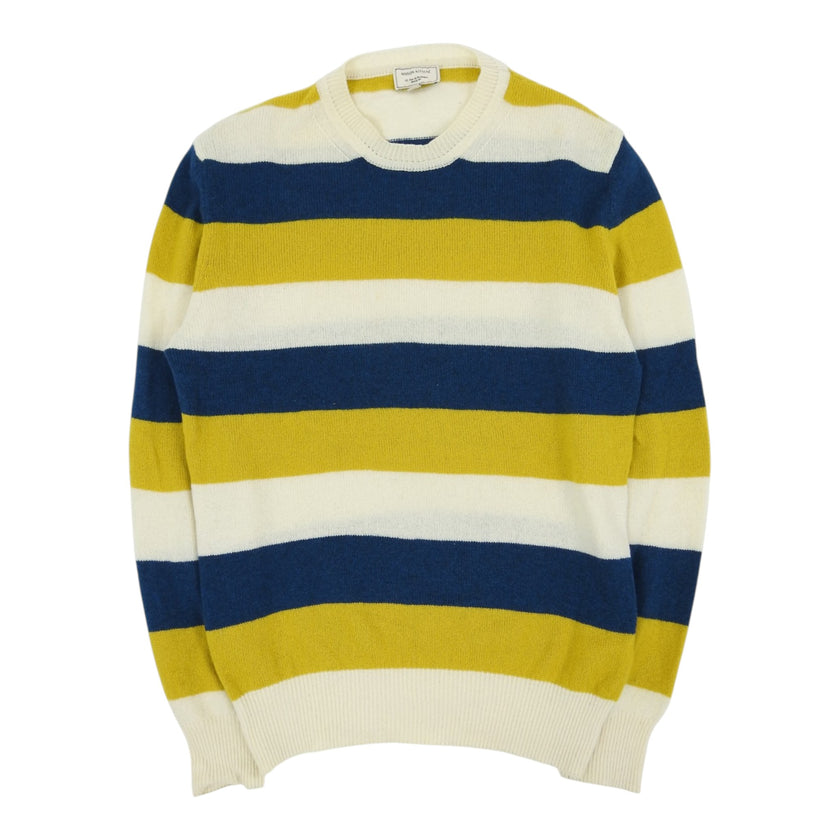 Maison Kitsune Striped Sweater Size Large