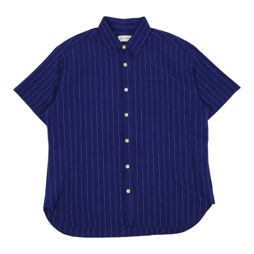 Oliver Spencer Striped SS Shirt Size Medium