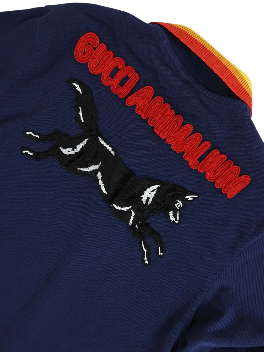 Gucci Embroidered Polo Size XXL