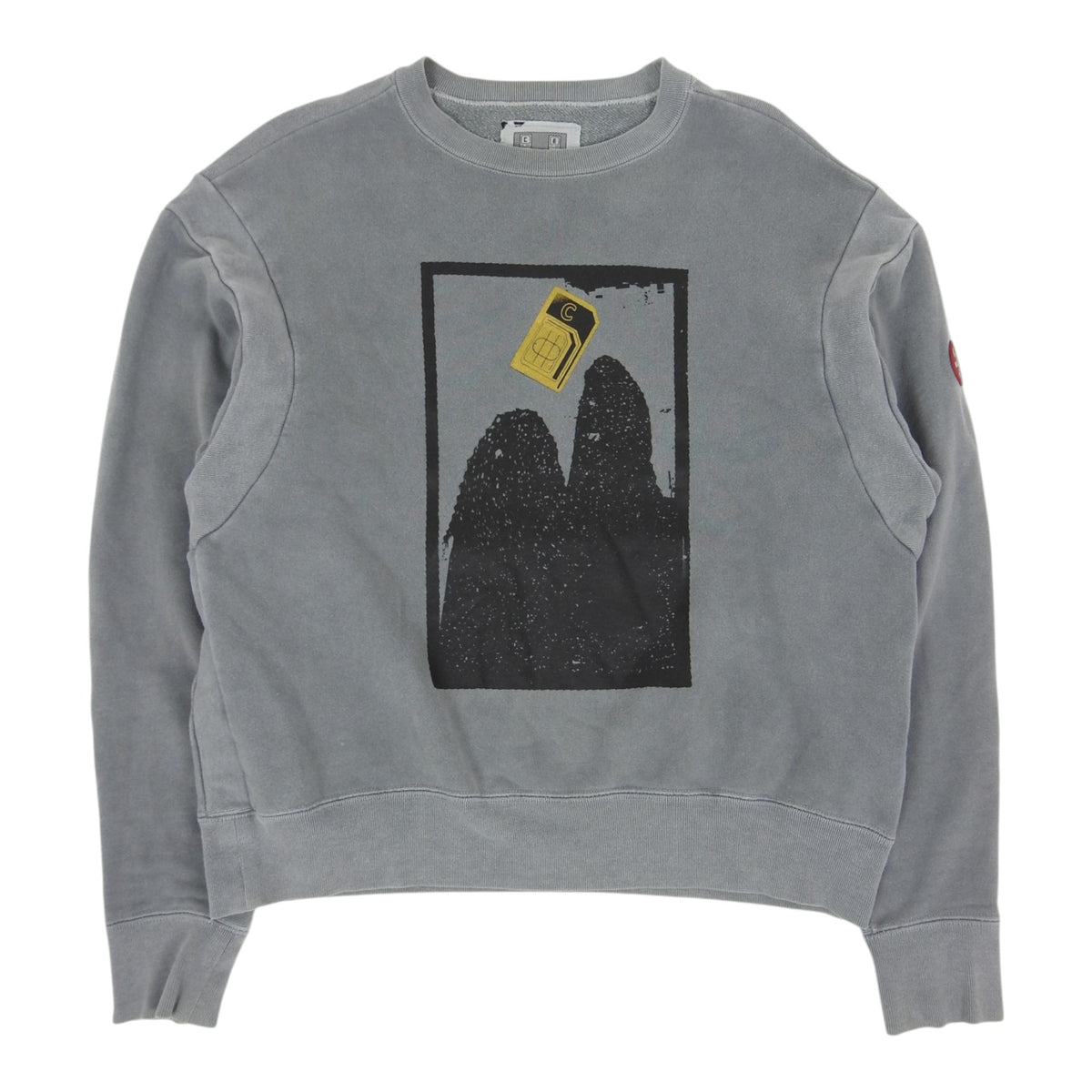 Cav Empt grey Graphic Crewneck Sweatshirt size Small