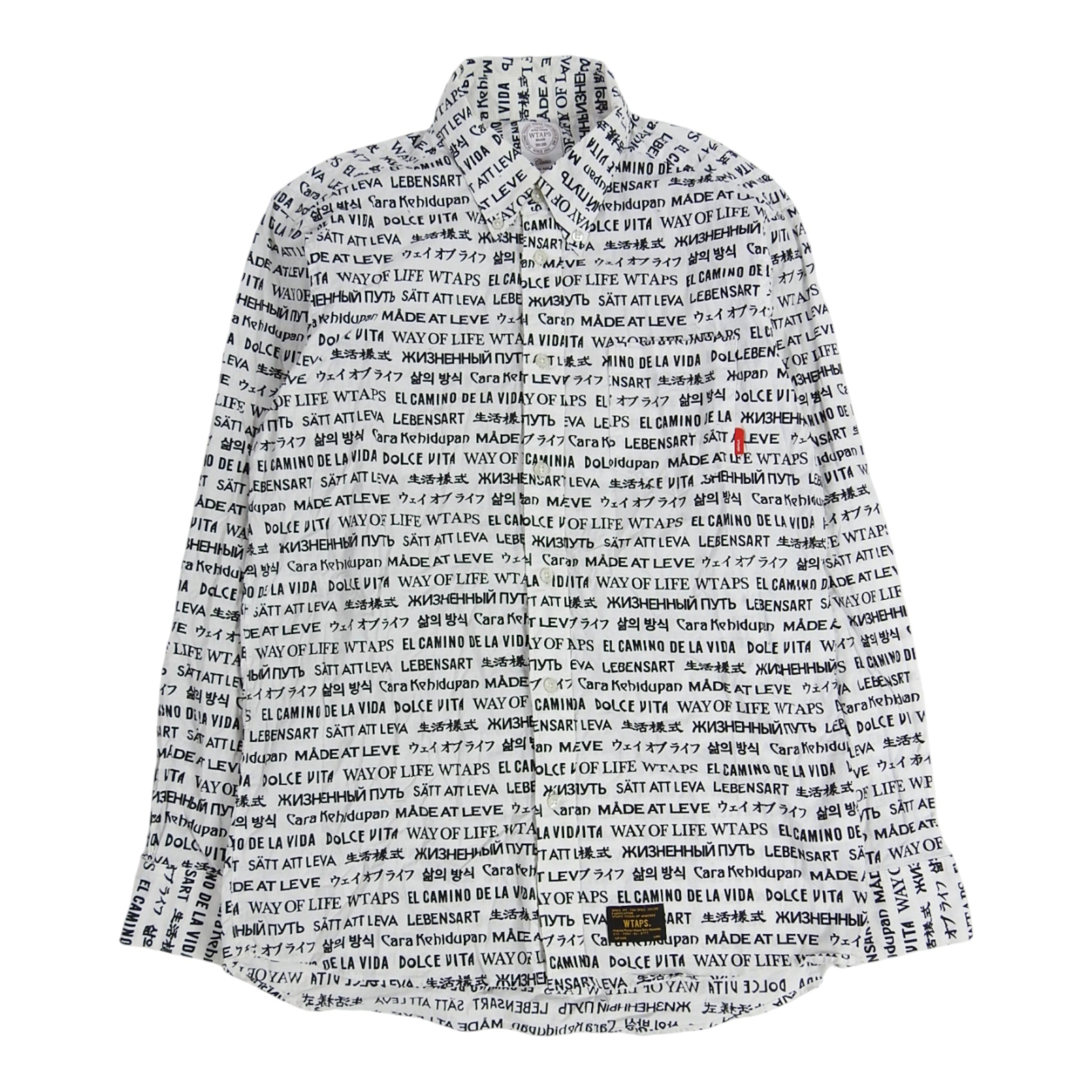 WTaps Button Up Size Large