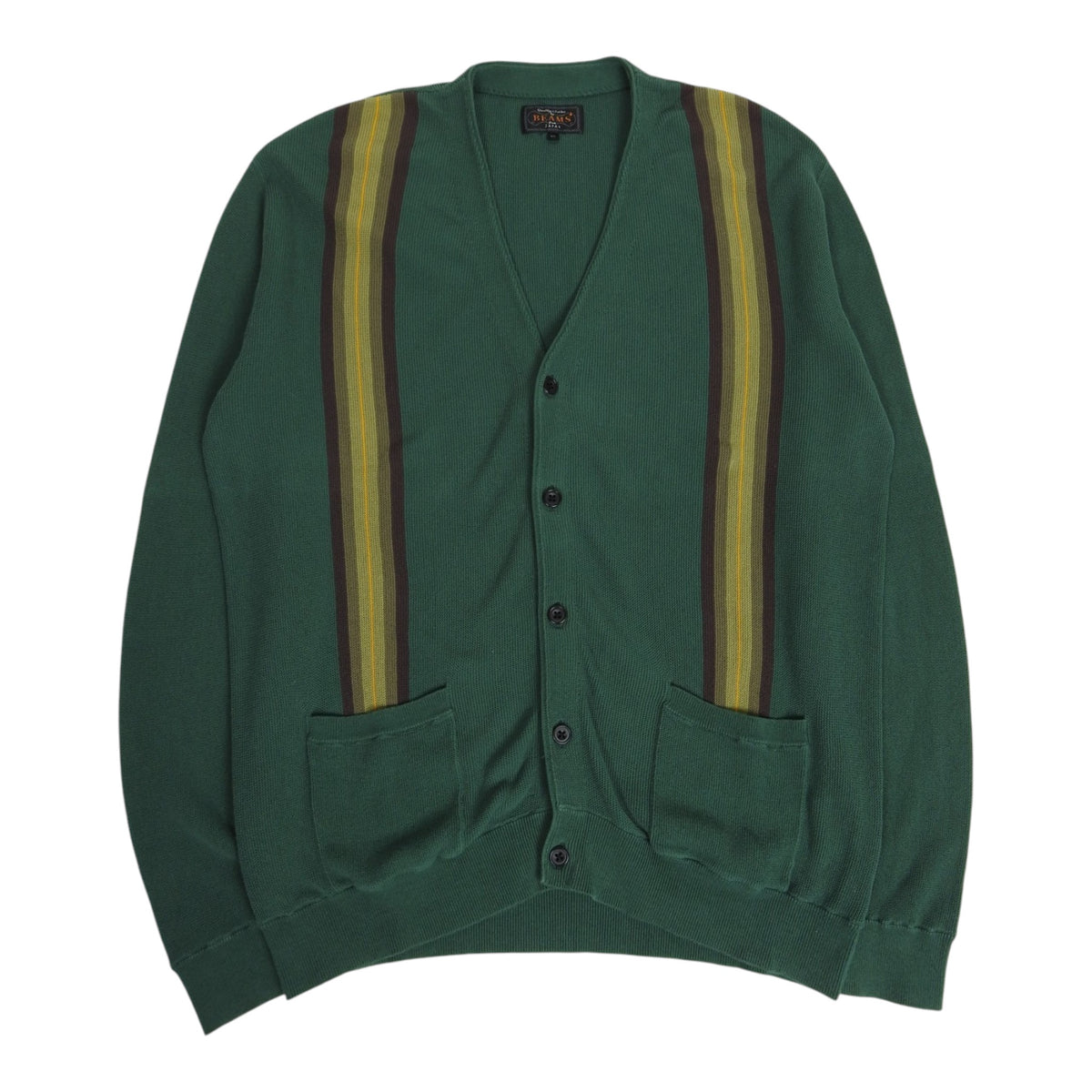 Beams+ Striped Cardigan Size XL