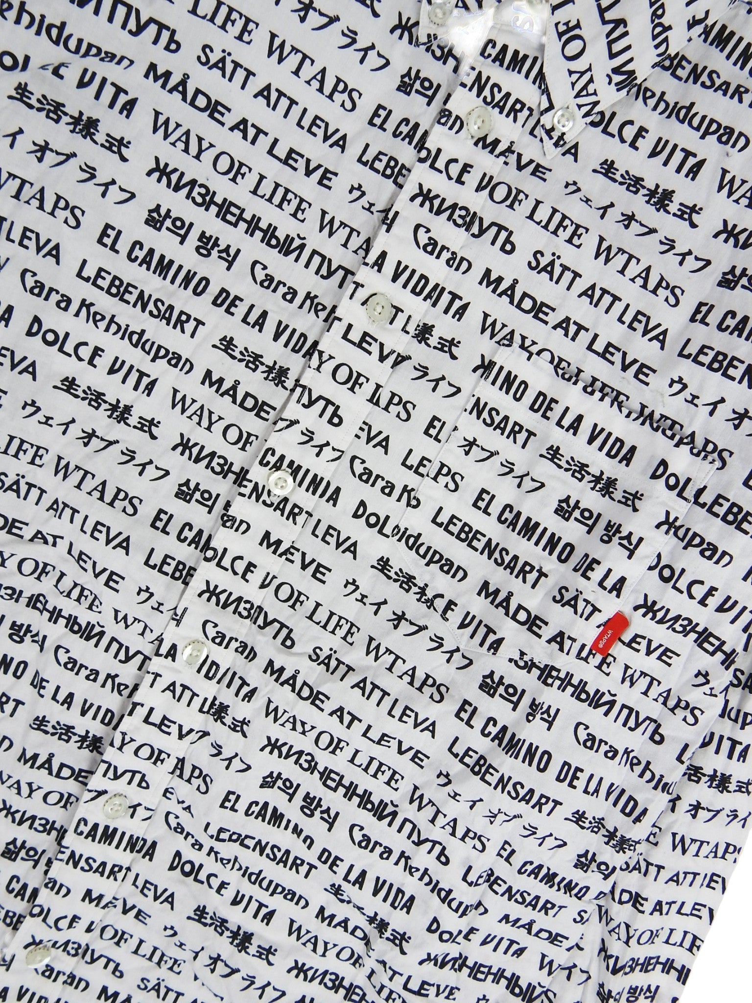 WTaps Button Up Size Large