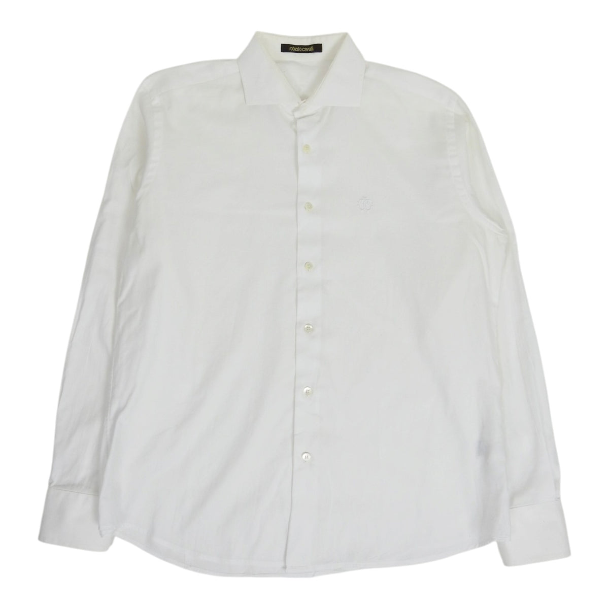 Roberto Cavalli Embroidered Logo Shirt Size 42