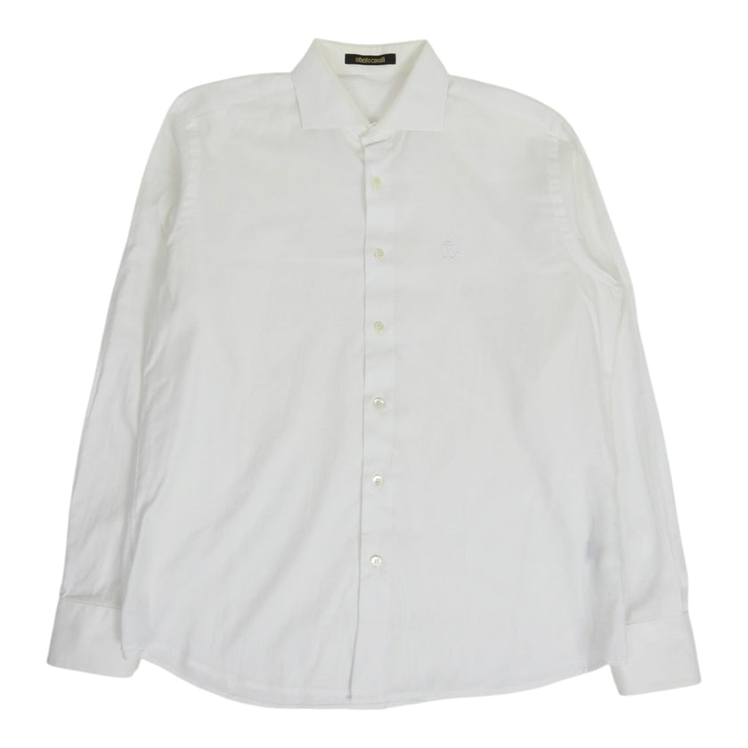 Roberto Cavalli Embroidered Logo Shirt Size 42