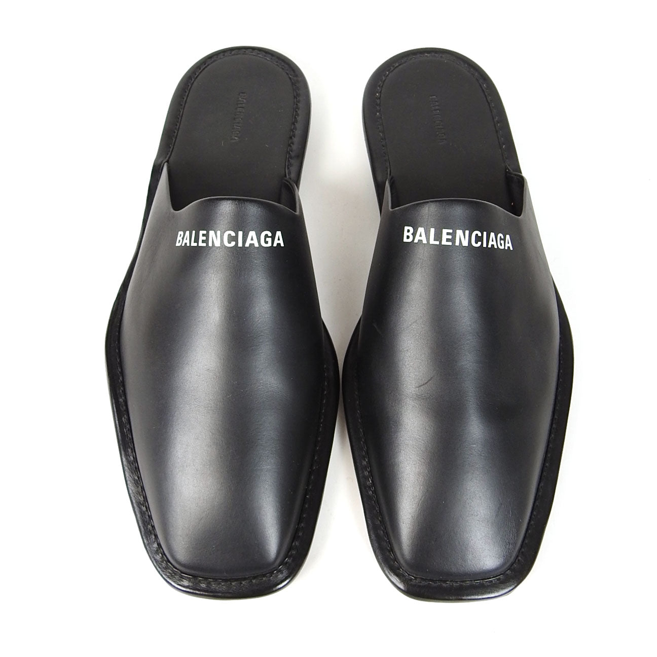 Balenciaga Leather Mules Size 41