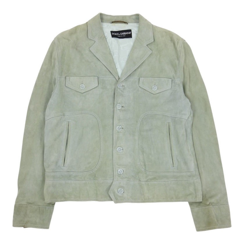 Dolce & Gabbana Suede Jacket Size 56