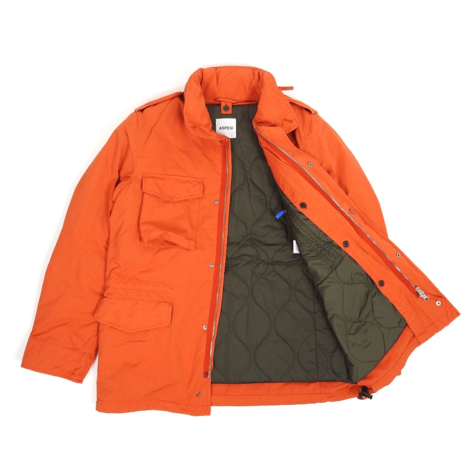 Aspesi Orange Field Jacket Size Medium