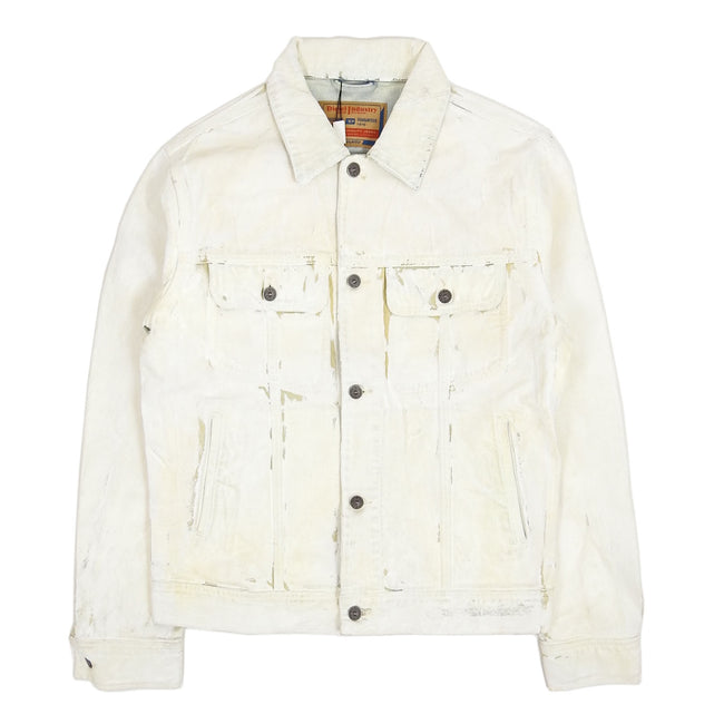 Diesel D-Barcy Painted Denim Jacket Size Small