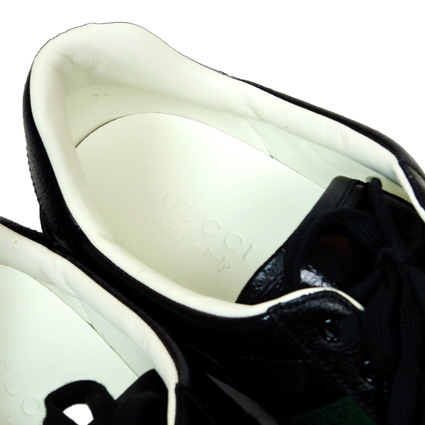 Gucci Black Ace GG Crystal Size 10.5