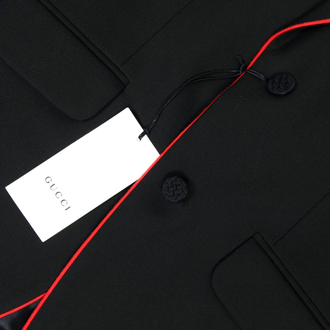 Gucci Black/Red 2 Piece Suit Size 44 R