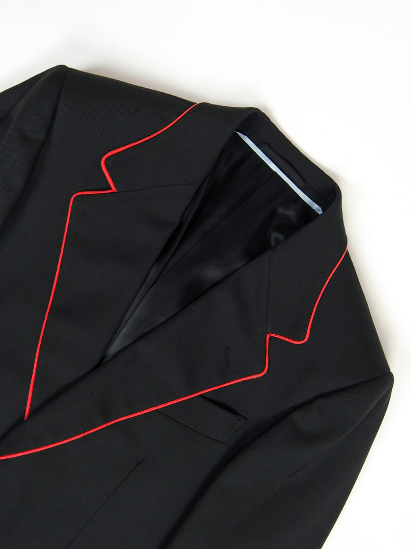 Gucci Black/Red 2 Piece Suit Size 44 R