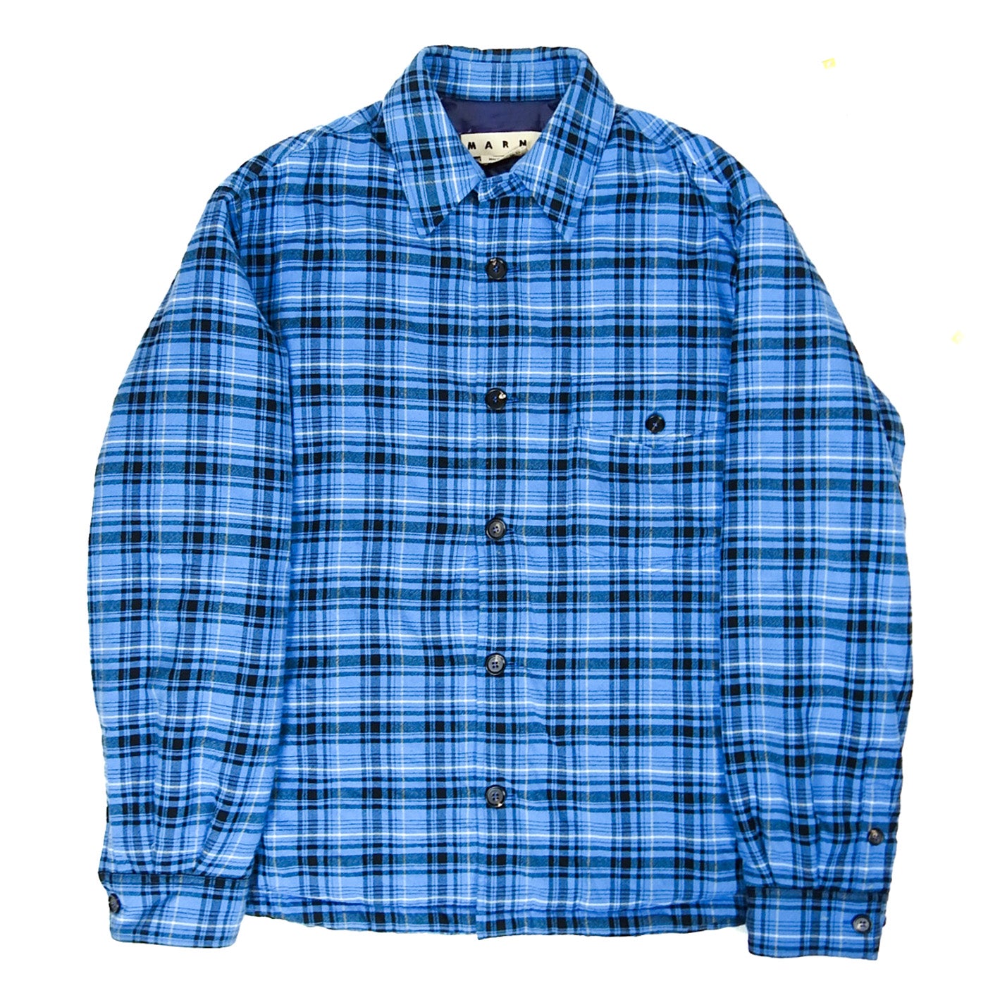 Marni Padded Flannel Jacket Size 48