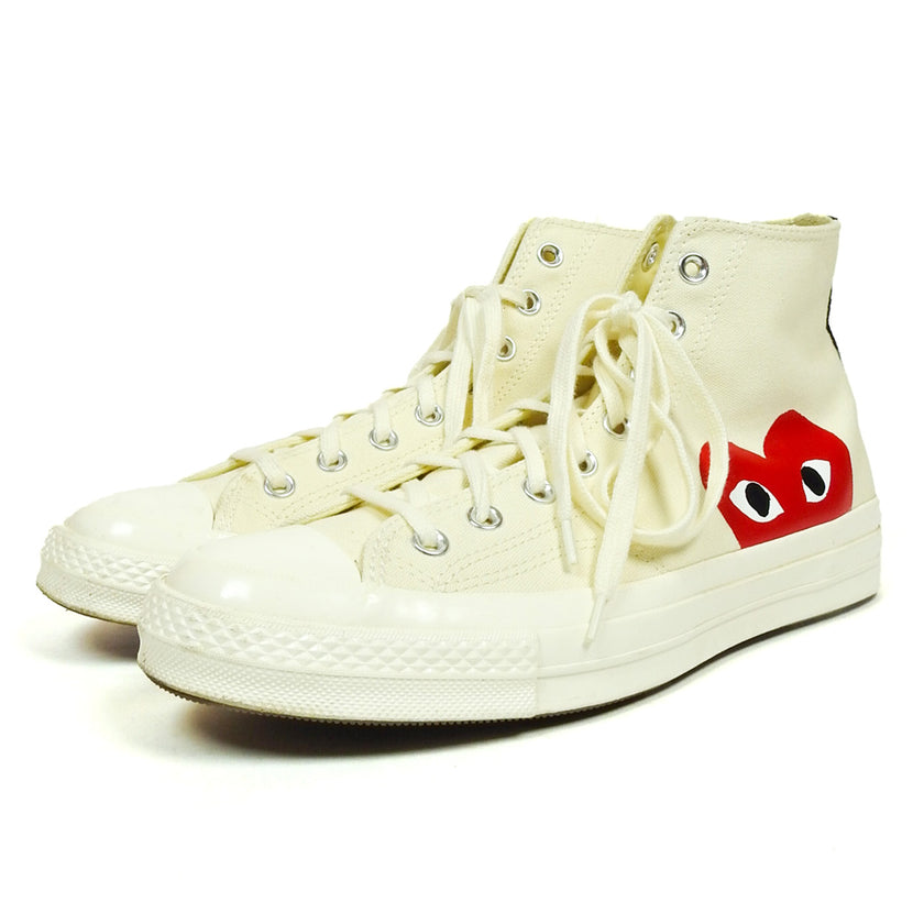 Comme Des Garçons PLAY x Converse Chuck 70 High Off White Size 10