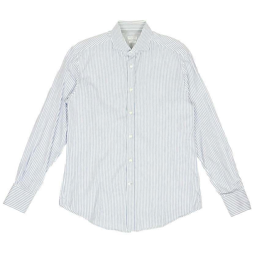 Brunello Cucinelli Striped Shirt Size 2XL