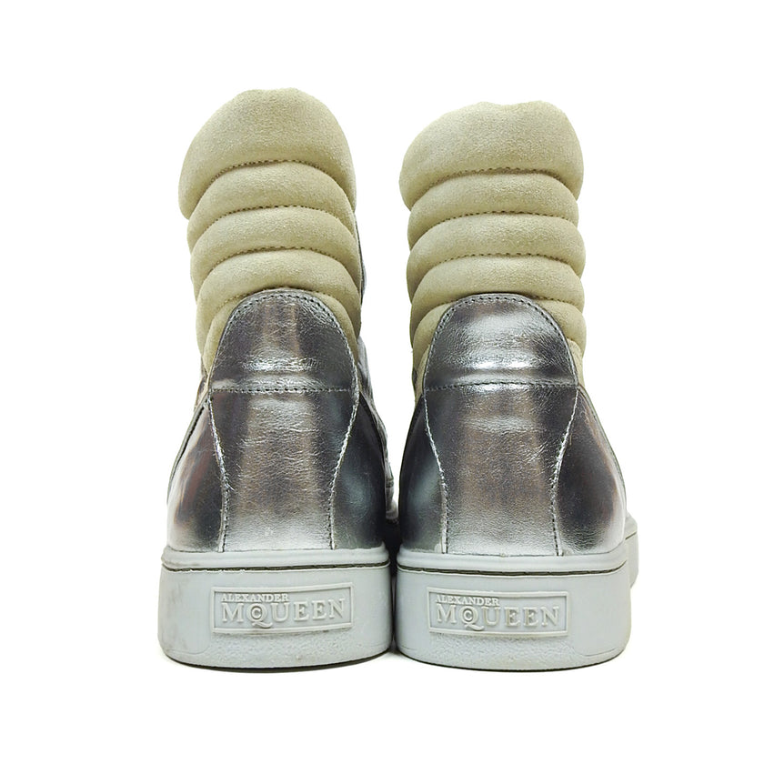 Alexander McQueen High Top Sneakers Grey Size 11