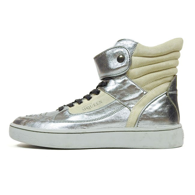Alexander McQueen High Top Sneakers Grey Size 11