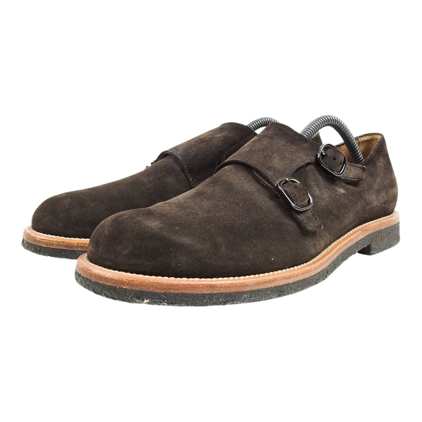 Tod's Suede Monkstrap Shoes Size 9