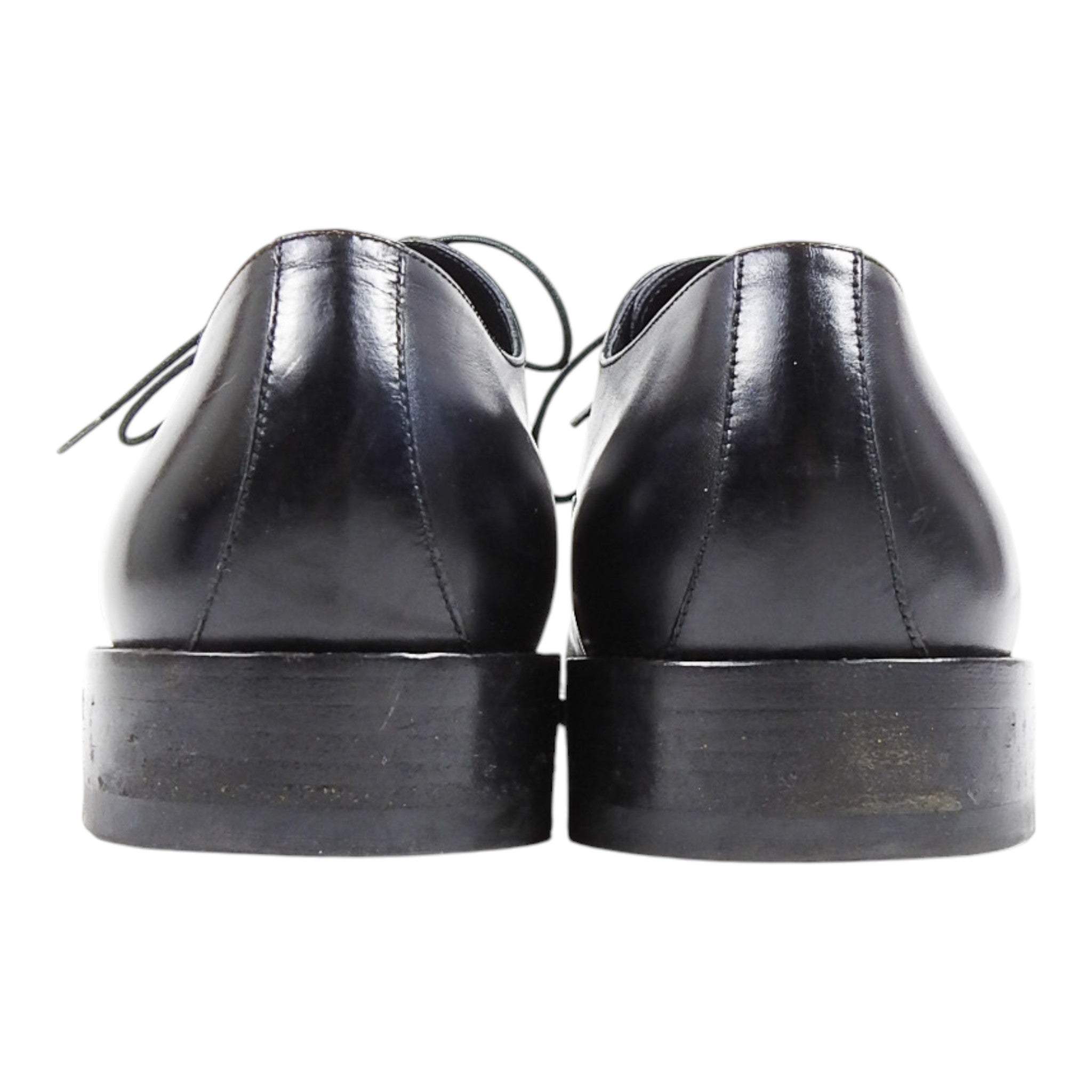 Ermenegildo Zegna Leather Derby Shoes Size 11.5