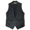 Robert Geller Waxed Vest Size 50