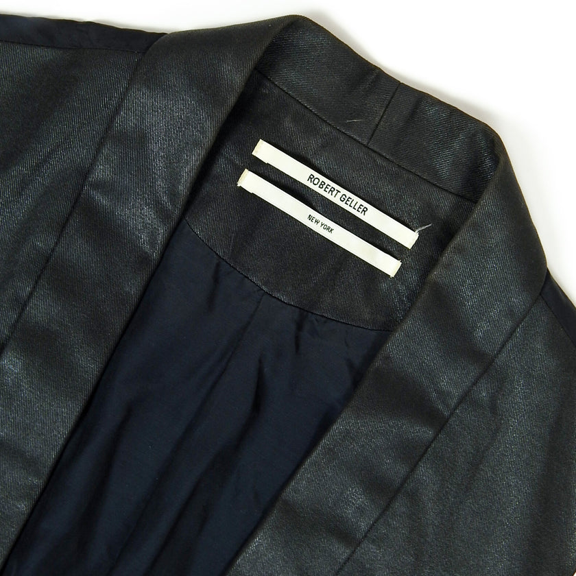 Robert Geller Waxed Vest Size 50