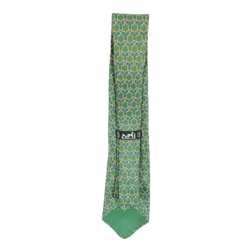 Hermes Triangle Motif Tie