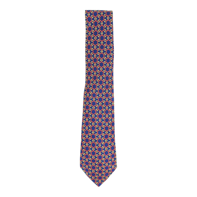 Hermes Primary Colour Pattern Tie