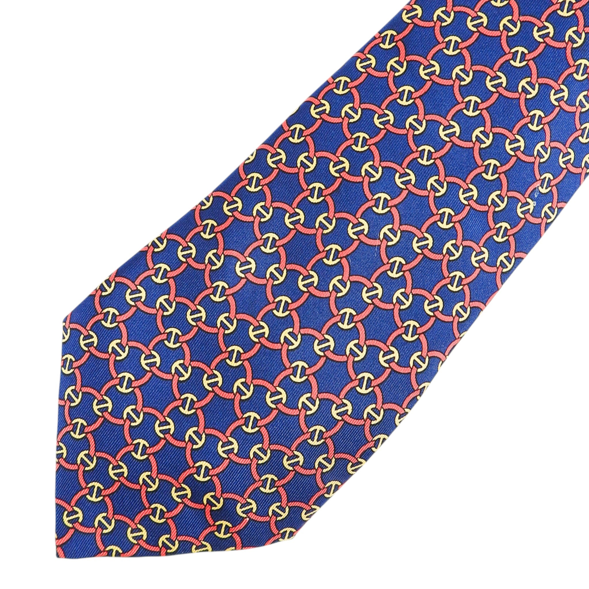 Hermes Primary Colour Pattern Tie