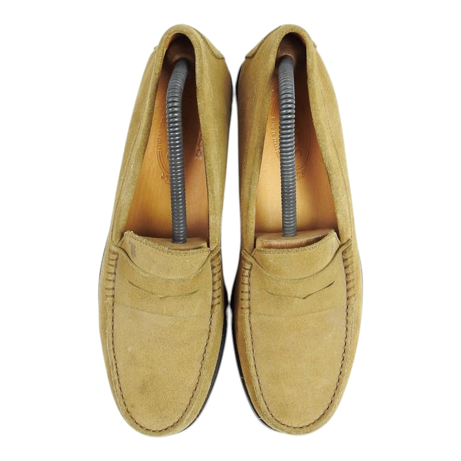 Tod's Beige Suede Loafers Size 9.5