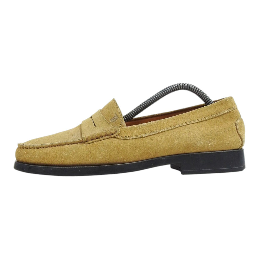 Tod's Beige Suede Loafers Size 9.5
