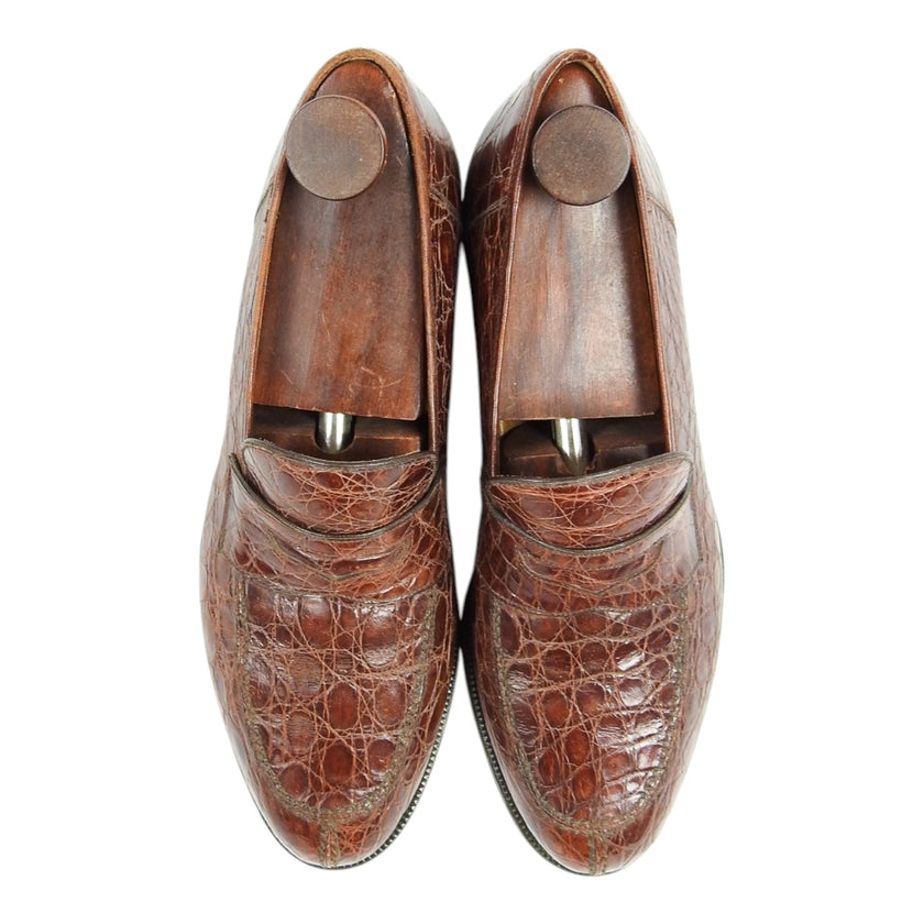 Church's Prima Classe Cracked Leather Loafer Size 9.5