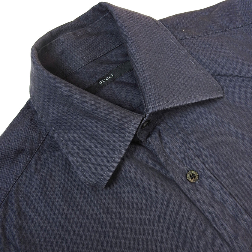 Gucci Dark Blue Shirt Size 37